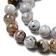 Brins de perles d'opale dendritique naturelle G-R494-A16-03-3