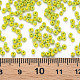 12/0 Two Tone Opaque Glass Seed Beads SEED-T006-01A-A02-5