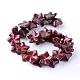 Chapelets de perles en jaspe rouge naturel G-R395-10-2