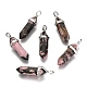 Natural Rhodonite Double Terminated Pointed Pendants G-F295-05D-3