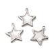 304 charms stella in acciaio inox STAS-A080-11P-1