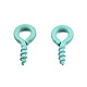 Spray Painted Iron Screw Eye Pin Peg Bails IFIN-N010-002A-05-3
