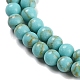 Chapelets de perles en turquoise synthétique&nbsp;G-U004-02E-4
