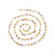 Catene perla perline di vetro a mano AJEW-JB01136-04-2
