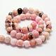 Round Natural Pink Opal Beads Strands G-K071-4mm-2