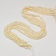 Grade AA Natural Cultured Freshwater Pearl Beads Strands PEAR-L003-C-03-01-2