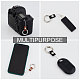 GORGECRAFT 2PCS Keyring with Strap Short Lanyard Black Cell Phone Finger Ring Phone Charms Grip Holders Finger Ring Strap Kickstand for Small Electronic Devices USB Flash Drive MP3 Player Keys ID Card AJEW-GF0005-82-7