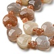Chapelets de perles en pierre de lune naturelle G-C062-A11-01-4