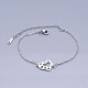 Valentine's Day 201 Stainless Steel Link Bracelets BJEW-T011-JN500-1-1