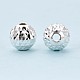 Strukturierte 925 Sterling Silber Perlen&nbsp;STER-T008-44S-02-2