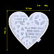 Diy corazón con moldes de silicona para decoración de pared de engranajes VALE-PW0001-088C-2
