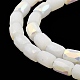 Brins de perles de verre imitation jade givré GLAA-P058-07B-09-4