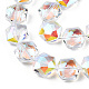 Chapelets de perles en verre à facettes EGLA-E030-01E-2