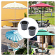 Anneau de trou de parasol en caoutchouc pour table de patio AJEW-WH0289-56-5
