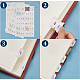Gradient Color monthly Planner Self-Adhesive Tabs Stickers DIY-WH0308-187B-6