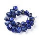Chapelets de perles en lapis-lazuli naturel G-F653-03-4