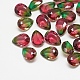 Pointed Back Glass Rhinestone Cabochons RGLA-T081-13x18-001TO-1