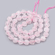 Chapelets de perles en quartz rose naturel G-S332-8mm-013-3