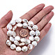 Naturales keshi abalorios de perlas hebras PEAR-S018-03A-6