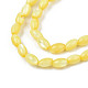 Eau douce naturelle de coquillage perles brins SHEL-N003-25-B05-3