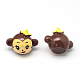 Monkey Resin Cabochons CRES-R183-43-2
