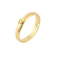 Bases de anillo de bucle ajustable de latón&nbsp;KK-A272-10G-1