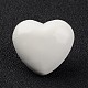 No Hole Spray Painted Brass Heart Chime Beads KK-M175-17-1