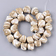 Fili di perle di conchiglia trochid naturale / trochus X-SSHEL-N032-01-2