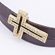 PU Leather Cord Choker Necklaces NJEW-H477-22G-2