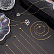 Ожерелья-цепочки ph pandahall с покрытием из 18-каратного золота NJEW-PH0001-25-4