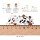 Kits de fabrication de bricolage de bouteilles de souhaits de perles de pierres précieuses DIY-FS0002-08-3