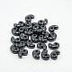 Electroplate Non-magnetic Synthetic Hematite Beads Strands G-J228-02-3