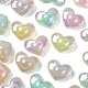 150pcs 5 couleurs perles acryliques transparentes TACR-LS0001-09-4