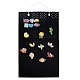 FINGERINSPIRE Hanging Brooch Pin Display Holder 20x12 inch ODIS-WH0025-27-1
