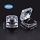 Cajas de anillos de plástico transparente chgcraft OBOX-CA0001-004B-2