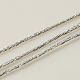 メタリック糸  刺しゅう糸  9プライ  銀  0.8mm  約328.08ヤード（300m）/ロール MCOR-G001-0.8mm-13-2