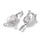 Alliage avec pendentifs en ABS imitation perles FIND-Z014-20P-2