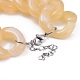 Bracelets en acrylique de style imitation de pierres précieuses BJEW-JB04583-01-2