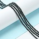 Chapelets de perles en tourmaline noire naturelle G-F748-Y01-01-2