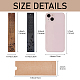 CRASPIRE Wood Bookmark 2 Colors Bamboo & Plum Blossom Engraved Book Mark Gifts Traditional Bookmarks with Tassel Pendant for Book Lovers Teacher Students AJEW-CP0001-78E-2