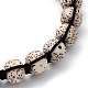 Bracelets de perles tressées en fil de nylon ajustables pour hommes BJEW-JB05466-02-2