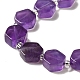 Natürlichen Amethyst Perlen Stränge&nbsp;G-P534-A13-01-4