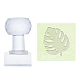 Ph pandahall sello de jabón de hoja de palma DIY-WH0350-014-1