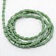 Opaque Solid Color Crystal Glass Faceted Cone Beads Strands GLAA-F023-A01-3