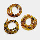 Natural Striped Agate/Banded Agate Beads Strands G-L018-01-2