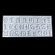 Силиконовые Молды для подвесок в готическом стиле с буквами a~z своими руками SIMO-H012-04-3