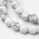 Chapelets de perles en howlite naturelle G-D809-16-6mm-3