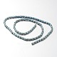 Chapelets de perles en hématite synthétique sans magnétique G-F300-40B-F07-2
