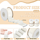 Ткань из бархатной ленты с рваными краями DIY-WH0419-91A-2