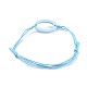 Adjustable Waxed Cotton Cord Bracelets BJEW-JB04293-4
